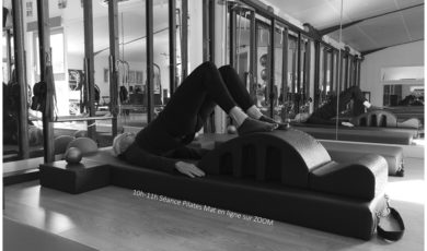 Les séances Pilates, yoga et stretching sur ZOOM